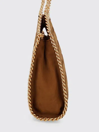 Stella Mccartney Shoulder Bag Rectangular Shape Top Handle Chain In Brown
