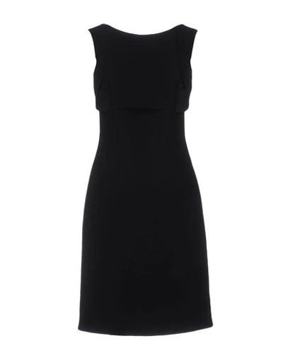 Giorgio Armani Short Dresses In Black