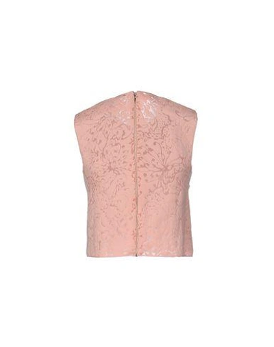 Shop Ermanno Scervino Tops In Pink