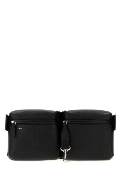 Givenchy Multipocket Leather Belt Bag In Black
