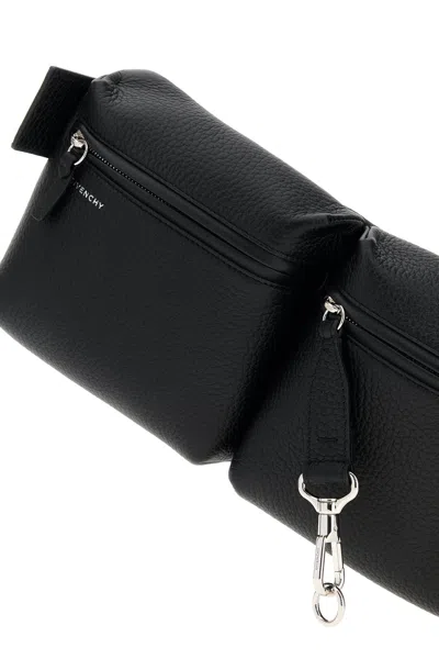 Givenchy Multipocket Leather Belt Bag In Black