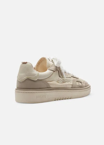 Axel Arigato Dice Patchwork Sneakers In Brown