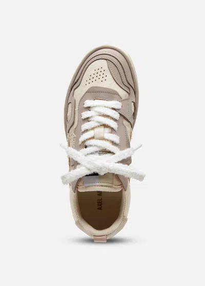 Axel Arigato Dice Patchwork Sneakers In Brown