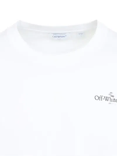 Off-white Ss22 Printing Round Neck Pullover Short Sleeve Ordinary Version White In White