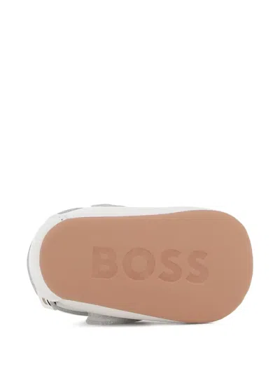 Bosswear Touch-strap Booties In White