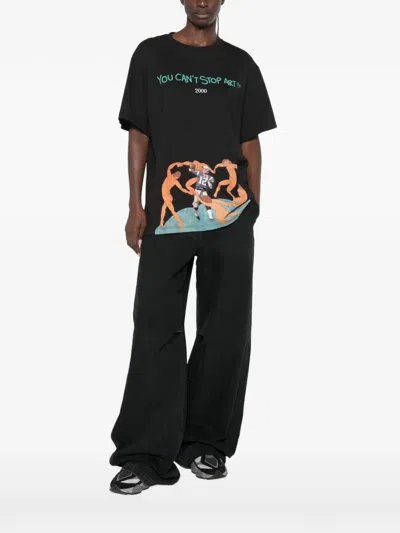 Throwback Graphic-print T-shirt In Black