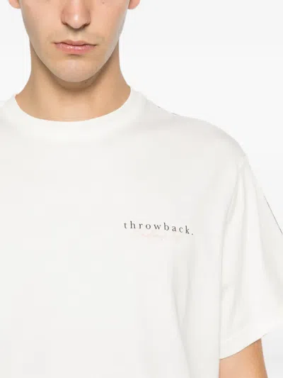 Throwback Logo-print T-shirt In White