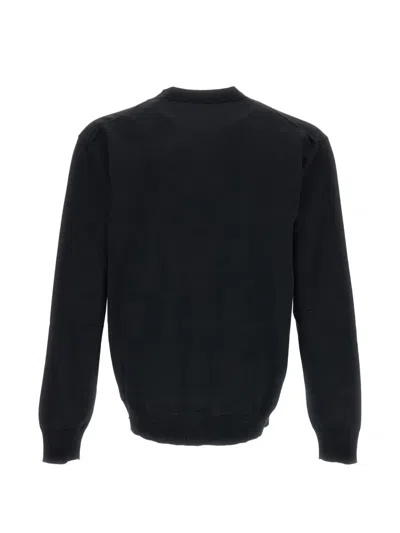 Givenchy Beaded Logo-print Sweater In Black
