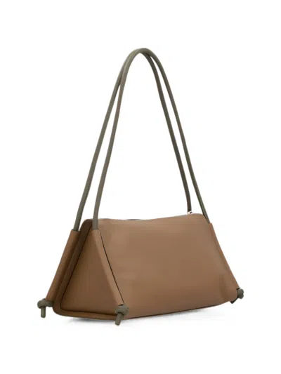 Longchamp Medium Le Pliage Shoulder Bag In Brown