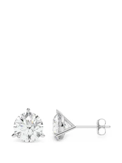 Diamond Essentials Diamond Earrings In Silver