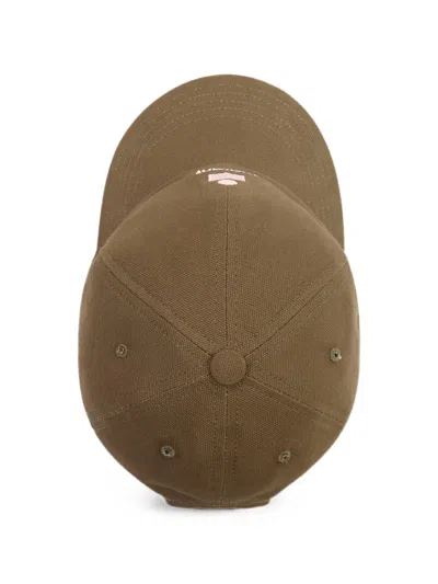 Isabel Marant Tomas Cotton Baseball Cap With Embroidered Logo In Green