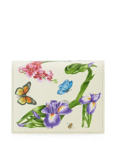 Ferragamo Gancini Compact Wallet In Multi