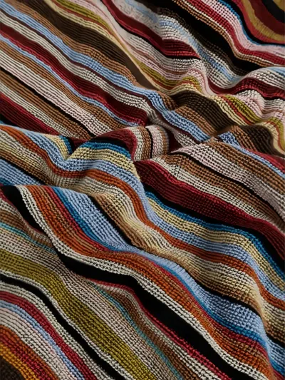 Mps Signature Stripe Towel In Multi