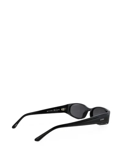 Chimi Note Oval-frame Sunglasses In Black