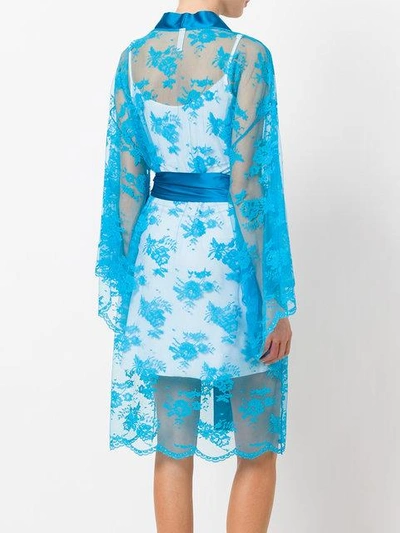 Shop Dolci Follie Lace Kimono - Blue