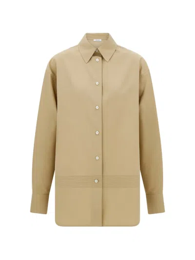 Ferragamo Oversize Shirt In Neutral