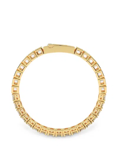 Diamond Essentials Diamond Flexible Bangle In Gold