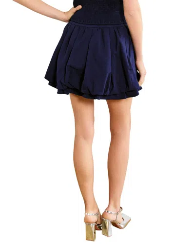 Line & Dot Perla Mini Skort In Blue