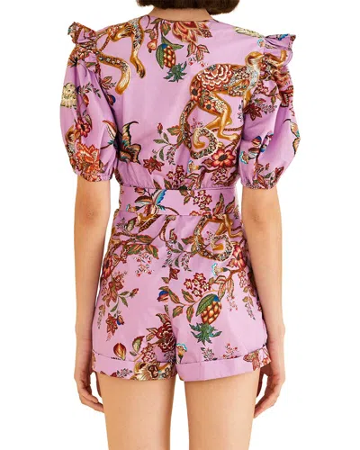 Farm Rio Mini Romper In Pink