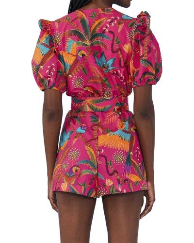 Farm Rio Romper In Pink