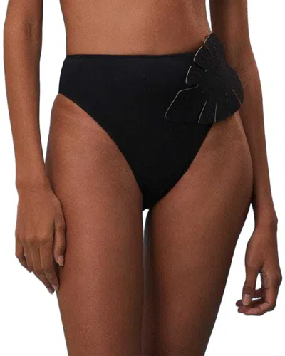 Farm Rio Black Bikini Bottom In Black