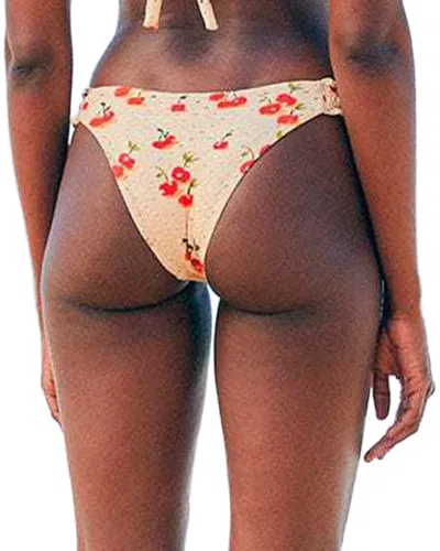 Farm Rio Pitanguitas Bikini Bottom In White