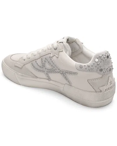Ash Moonlight Studs Leather Sneaker In White