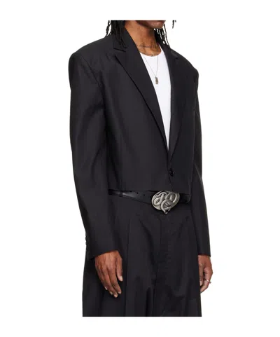 Lu'u Dan Slashed Long-sleeved Blazer In Multi