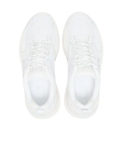 Ea7 Predator Logo-detail Sneakers In Black