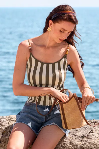 Cupshe Magic Hour Striped Top In Multi