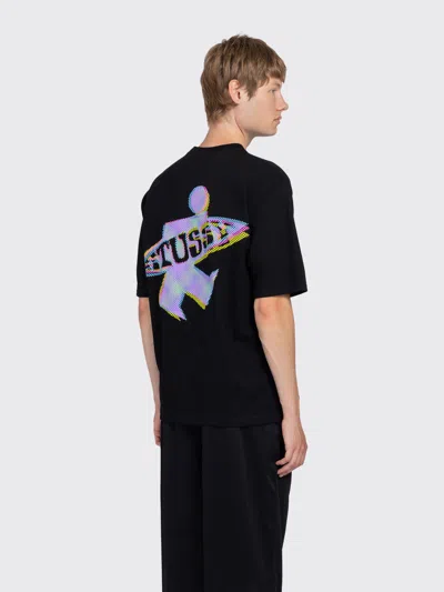 Stussy Dot Surf T-shirt In Black