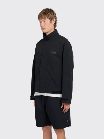 Stussy Mx Logo-print Jacket In Black