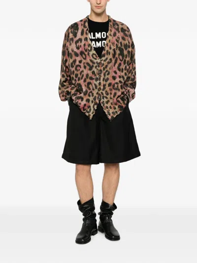 R13 Leopard-print Cardigan In Multi