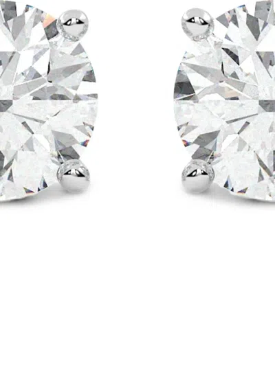Diamond Essentials Diamond Earrings In Silver