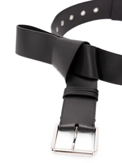 Givenchy Windsor Knot Belt In Black