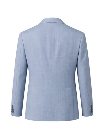 Tombolini Check-pattern Single-breasted Blazer In Blue