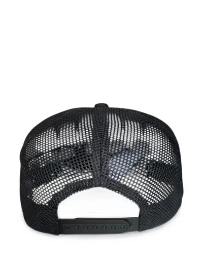 Y-3 Logo-embroidered Mesh-panel Trucker Cap In Black