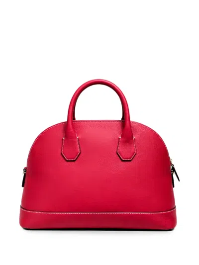 Lancel Leather Shoulder Bag In Pink