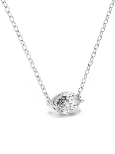 Diamond Essentials Diamond Necklace In Metallic