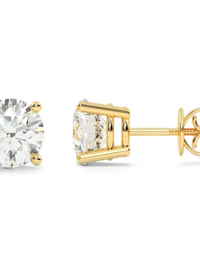 Diamond Essentials Diamond Earrings In Silver