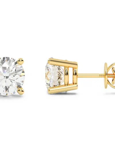 Diamond Essentials Diamond Earrings In Silver
