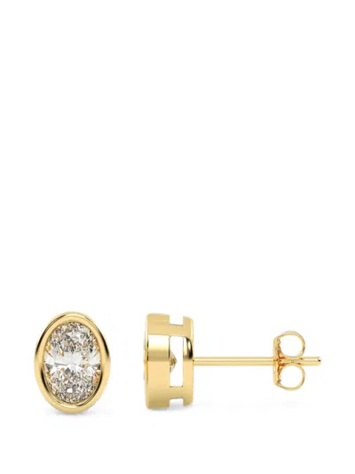 Diamond Essentials Diamond Stud Earrings In Gold