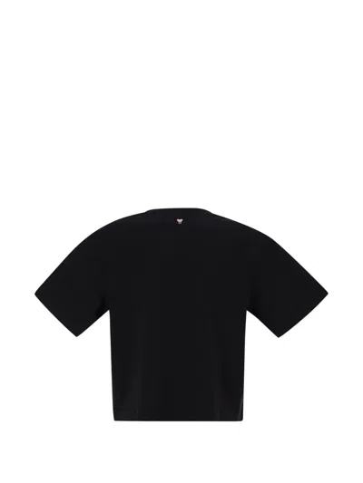 Weekend Max Mara Floral Pattern T-shirt In Black