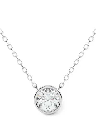 Diamond Essentials Diamond Necklace In Silver