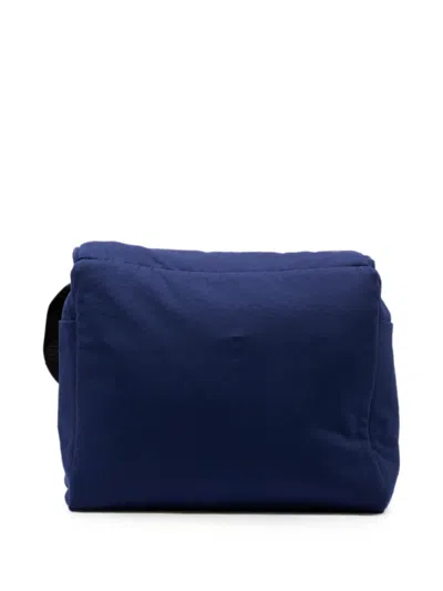 Moschino Teddy Bear Patch Shoulder Bag In Blue