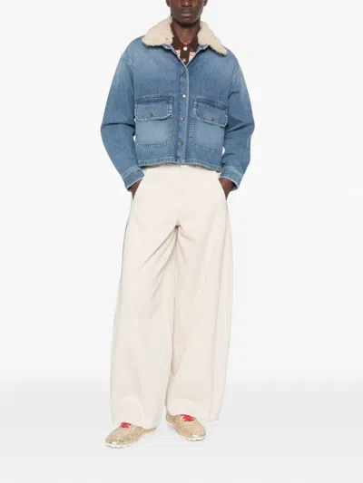 Moncler Long-sleeve Jacket In Blue