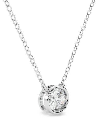 Diamond Essentials Diamond Necklace In Silver