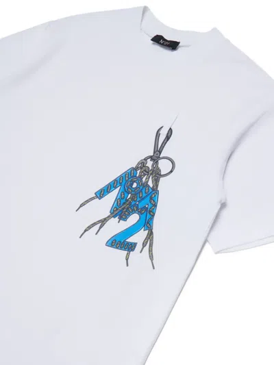N°21 Logo-print T-shirt In White