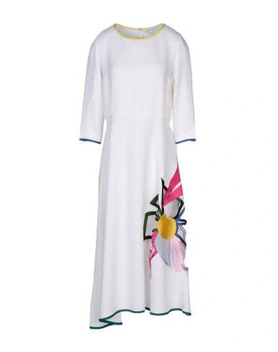 Mira Mikati 3/4 Length Dress In ホワイト