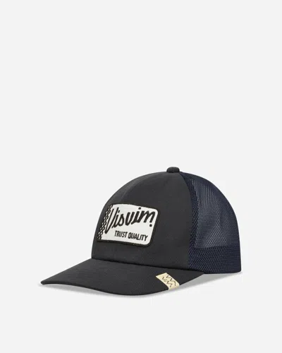Visvim Goodyear Ii Logo-patch Mesh-panel Cap In Blue